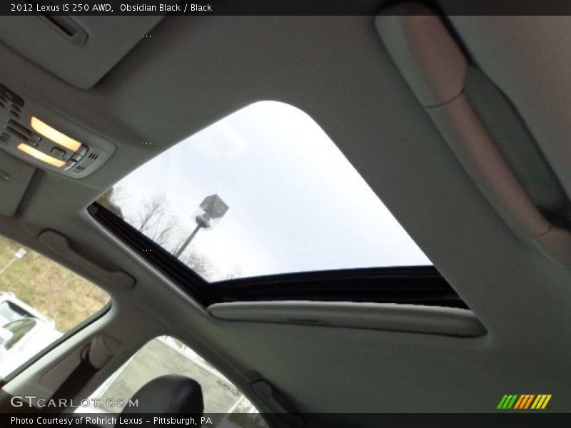 Obsidian Black / Black 2012 Lexus IS 250 AWD