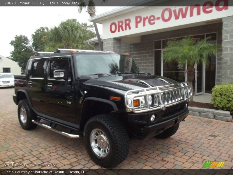 Black / Ebony Black 2007 Hummer H2 SUT