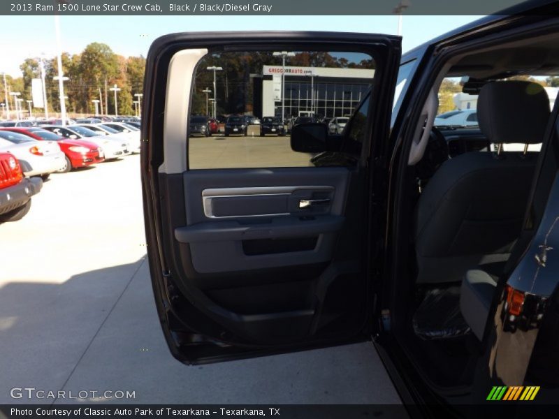 Black / Black/Diesel Gray 2013 Ram 1500 Lone Star Crew Cab