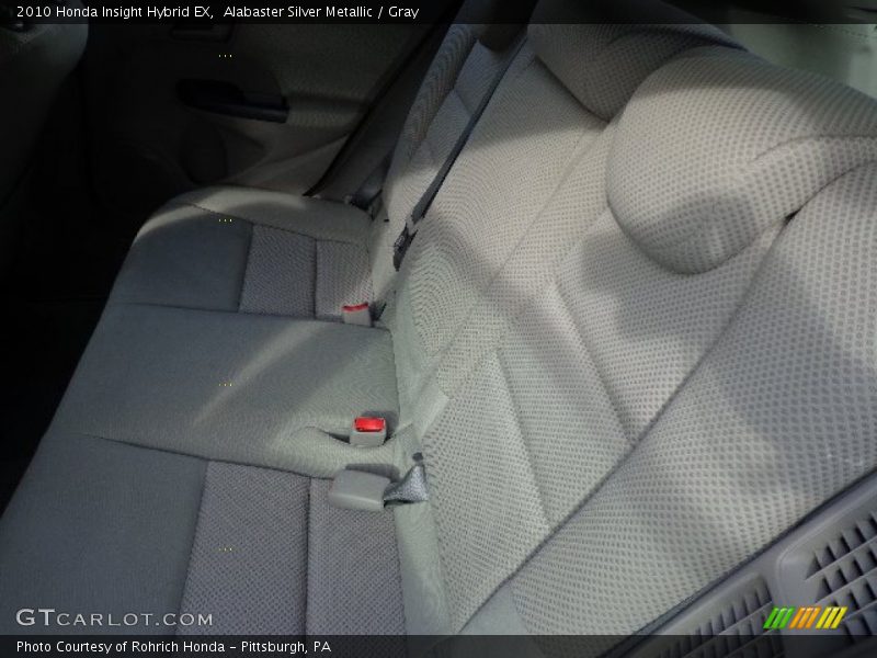 Alabaster Silver Metallic / Gray 2010 Honda Insight Hybrid EX