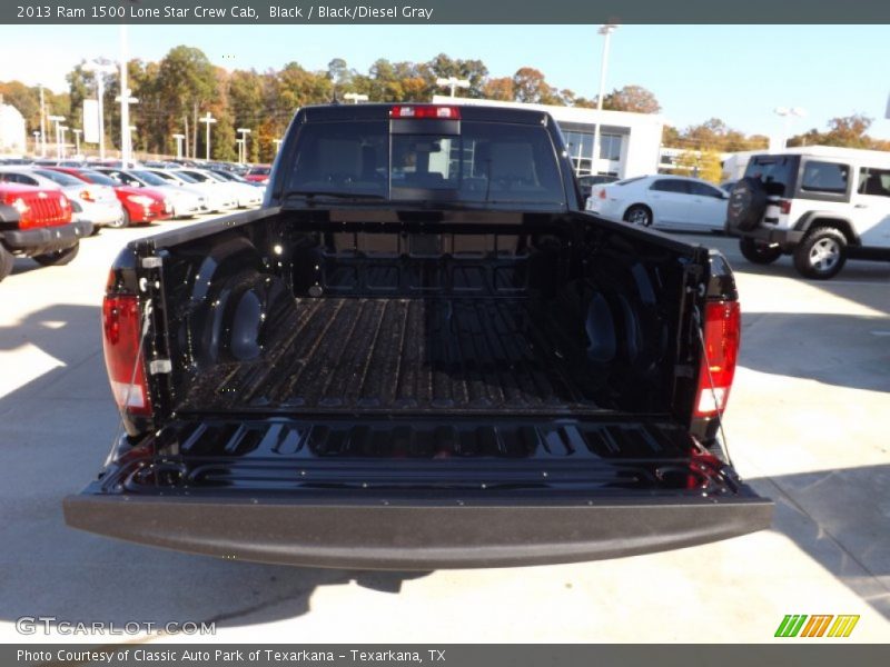 Black / Black/Diesel Gray 2013 Ram 1500 Lone Star Crew Cab