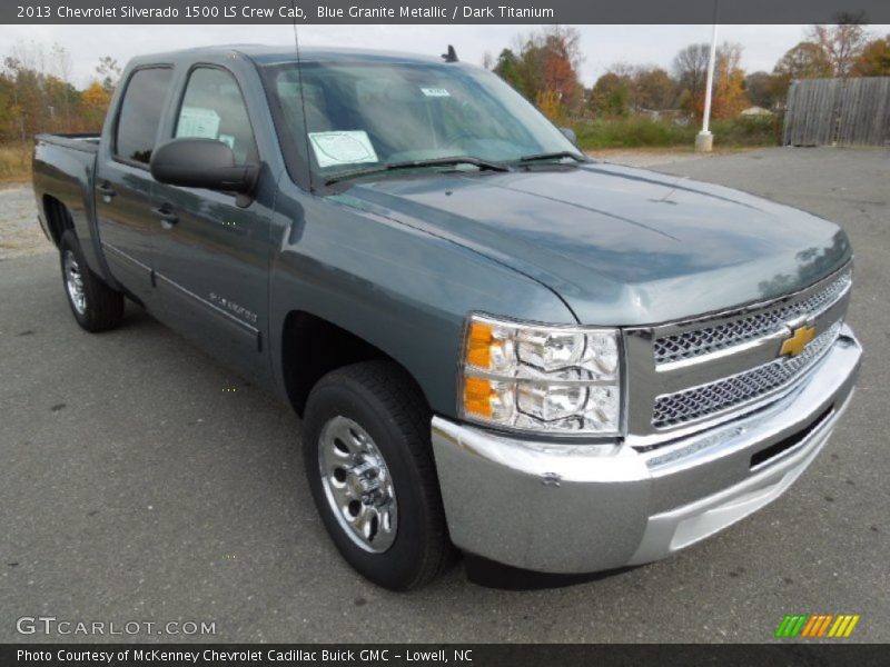 Blue Granite Metallic / Dark Titanium 2013 Chevrolet Silverado 1500 LS Crew Cab