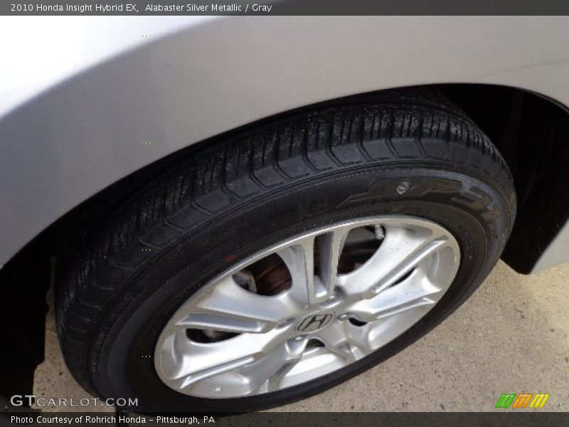 Alabaster Silver Metallic / Gray 2010 Honda Insight Hybrid EX