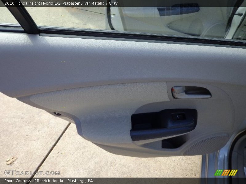 Alabaster Silver Metallic / Gray 2010 Honda Insight Hybrid EX