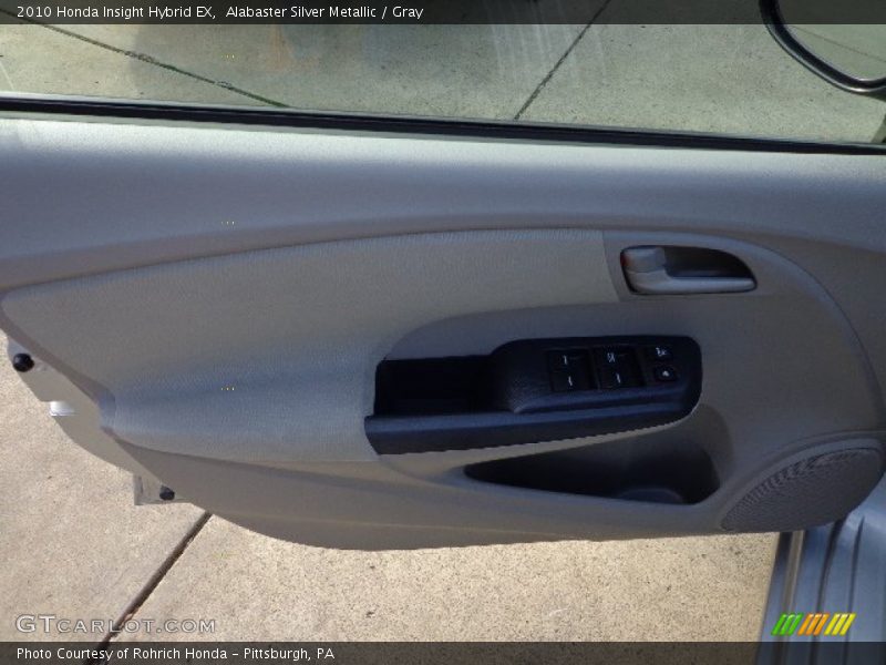 Alabaster Silver Metallic / Gray 2010 Honda Insight Hybrid EX