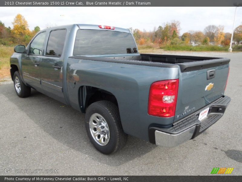 Blue Granite Metallic / Dark Titanium 2013 Chevrolet Silverado 1500 LS Crew Cab