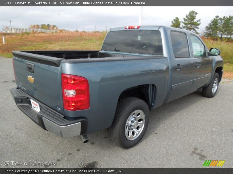 Blue Granite Metallic / Dark Titanium 2013 Chevrolet Silverado 1500 LS Crew Cab