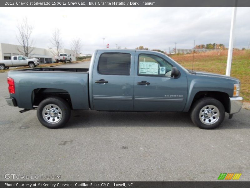 Blue Granite Metallic / Dark Titanium 2013 Chevrolet Silverado 1500 LS Crew Cab