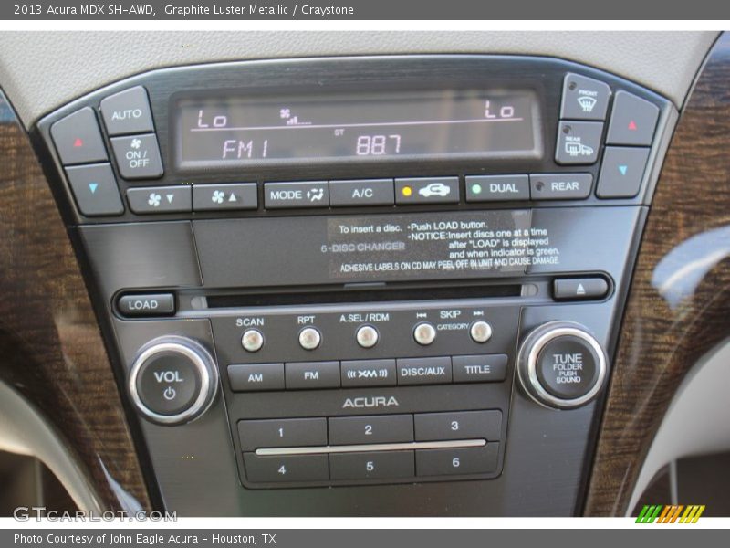 Graphite Luster Metallic / Graystone 2013 Acura MDX SH-AWD