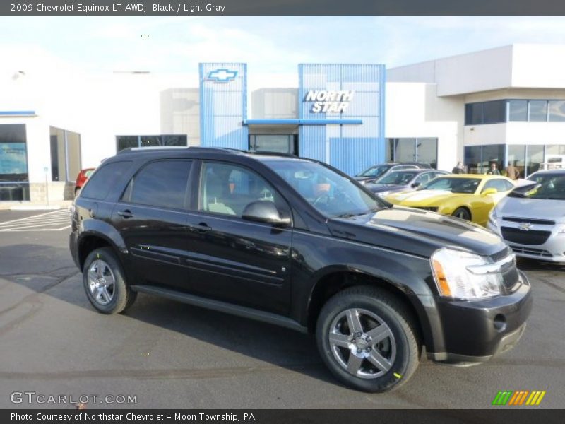 Black / Light Gray 2009 Chevrolet Equinox LT AWD