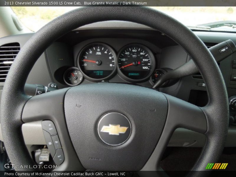 Blue Granite Metallic / Dark Titanium 2013 Chevrolet Silverado 1500 LS Crew Cab