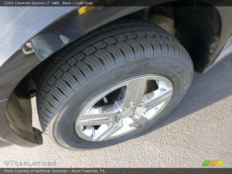 Black / Light Gray 2009 Chevrolet Equinox LT AWD