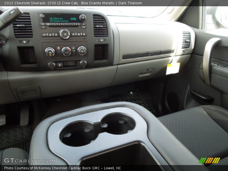 Blue Granite Metallic / Dark Titanium 2013 Chevrolet Silverado 1500 LS Crew Cab