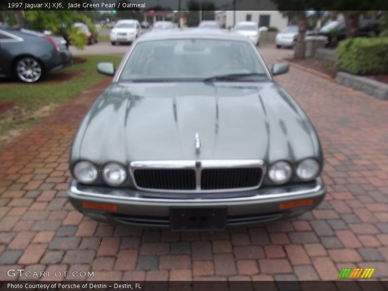 Jade Green Pearl / Oatmeal 1997 Jaguar XJ XJ6