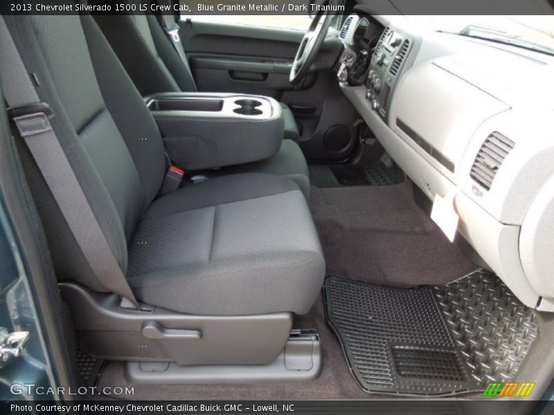 Blue Granite Metallic / Dark Titanium 2013 Chevrolet Silverado 1500 LS Crew Cab