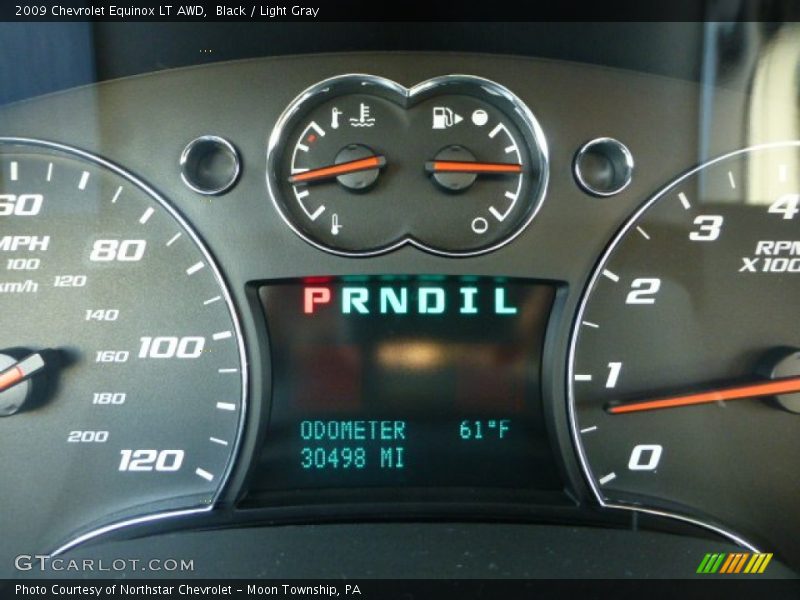Black / Light Gray 2009 Chevrolet Equinox LT AWD
