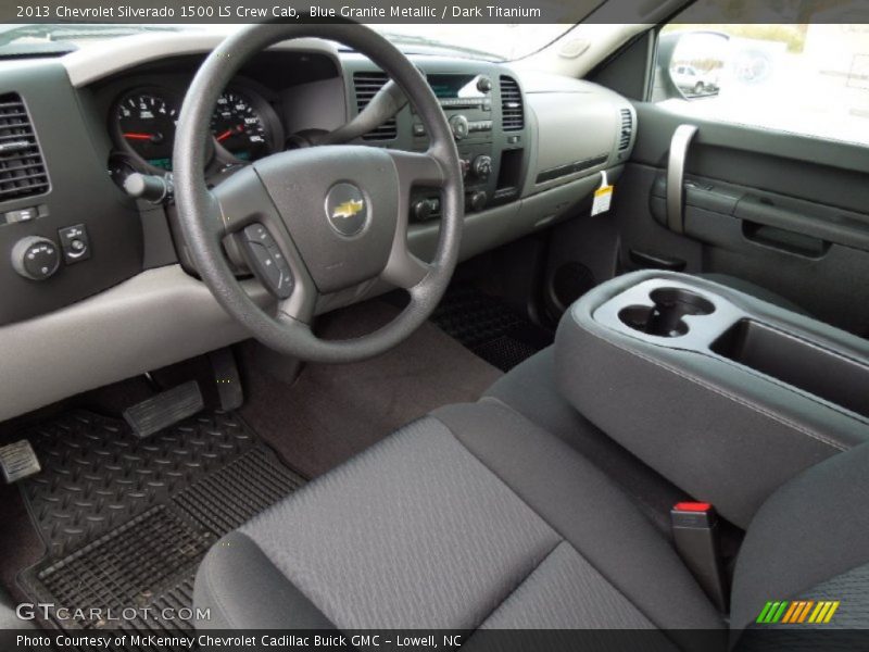 Dark Titanium Interior - 2013 Silverado 1500 LS Crew Cab 