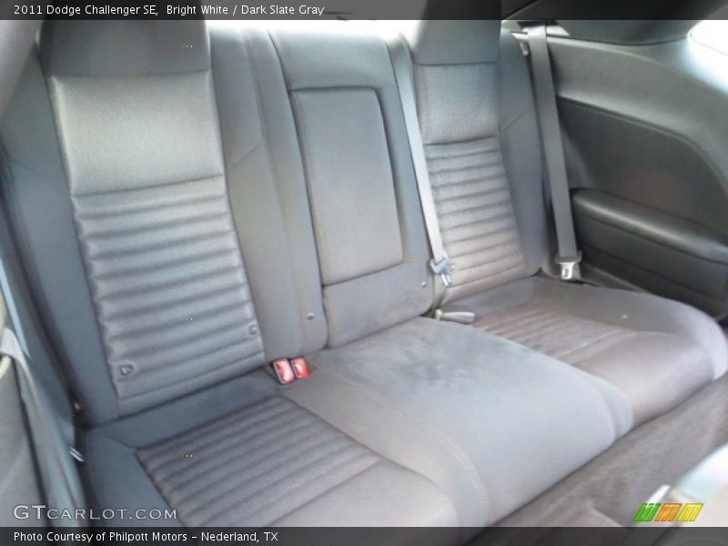 Bright White / Dark Slate Gray 2011 Dodge Challenger SE