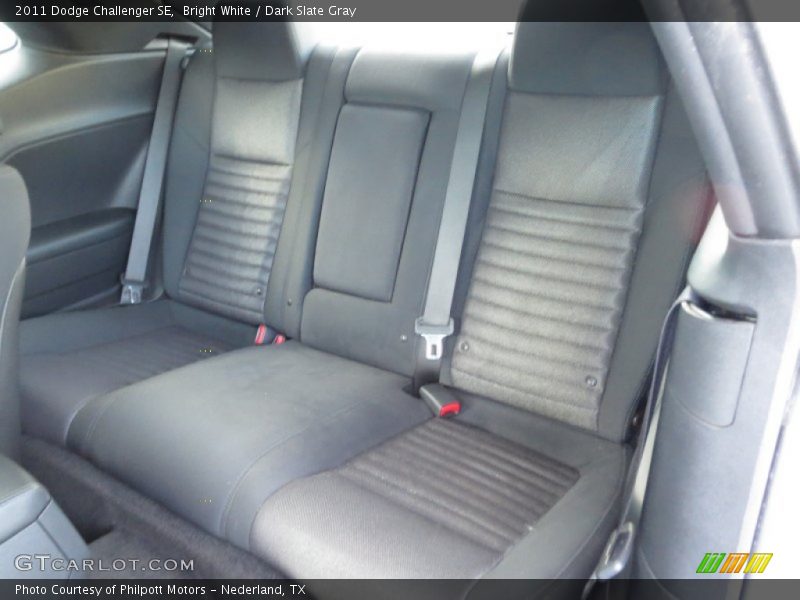 Bright White / Dark Slate Gray 2011 Dodge Challenger SE
