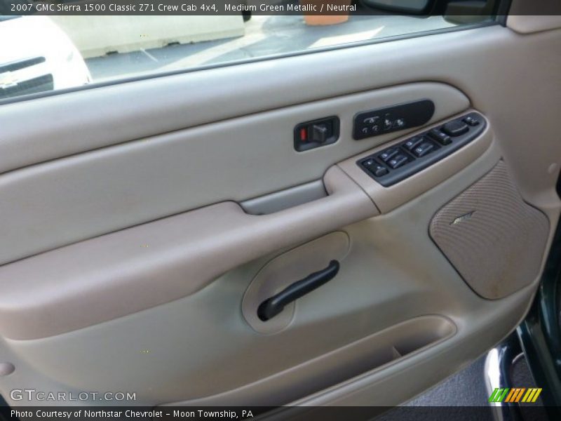 Medium Green Metallic / Neutral 2007 GMC Sierra 1500 Classic Z71 Crew Cab 4x4