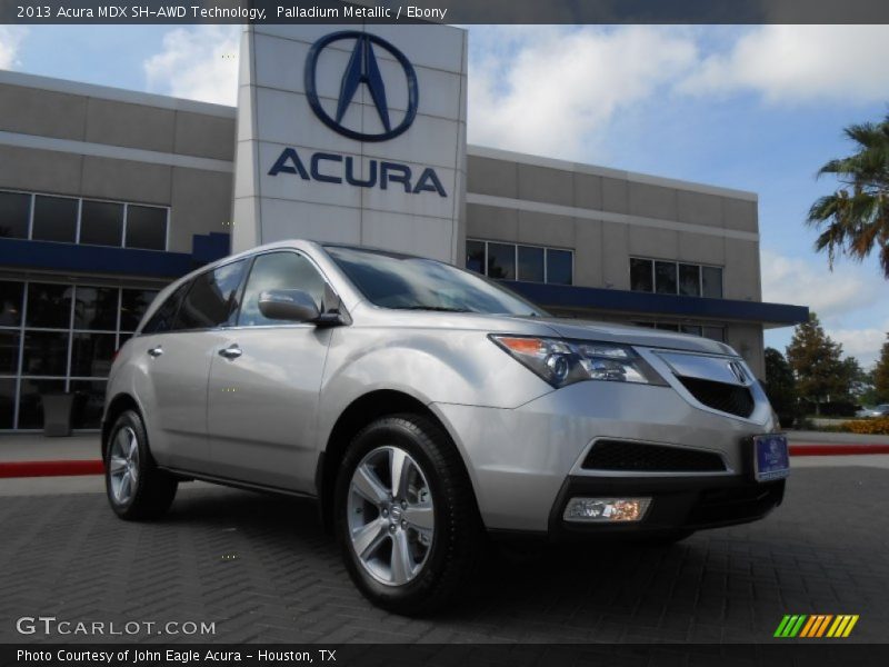 Palladium Metallic / Ebony 2013 Acura MDX SH-AWD Technology