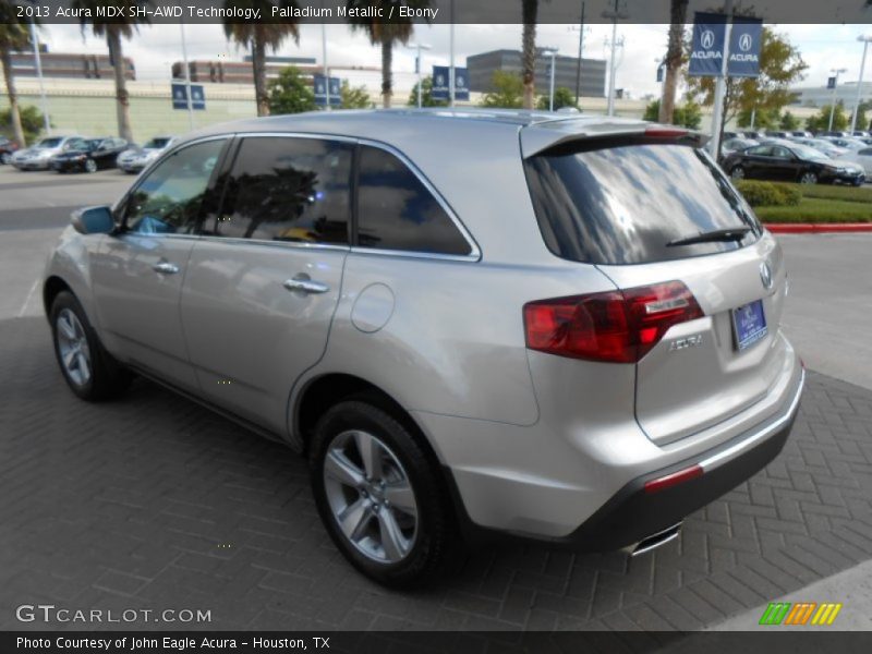 Palladium Metallic / Ebony 2013 Acura MDX SH-AWD Technology