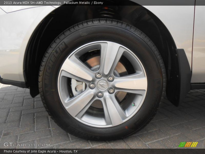 Palladium Metallic / Ebony 2013 Acura MDX SH-AWD Technology