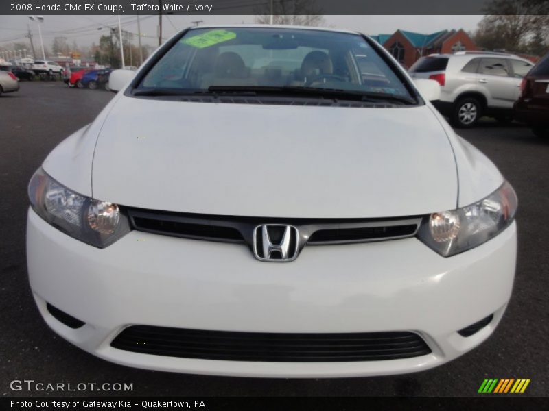 Taffeta White / Ivory 2008 Honda Civic EX Coupe