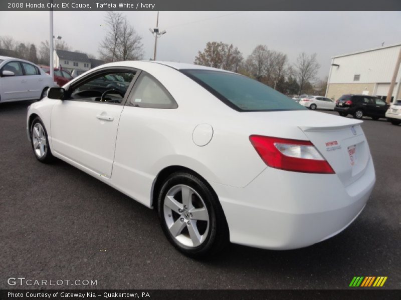 Taffeta White / Ivory 2008 Honda Civic EX Coupe