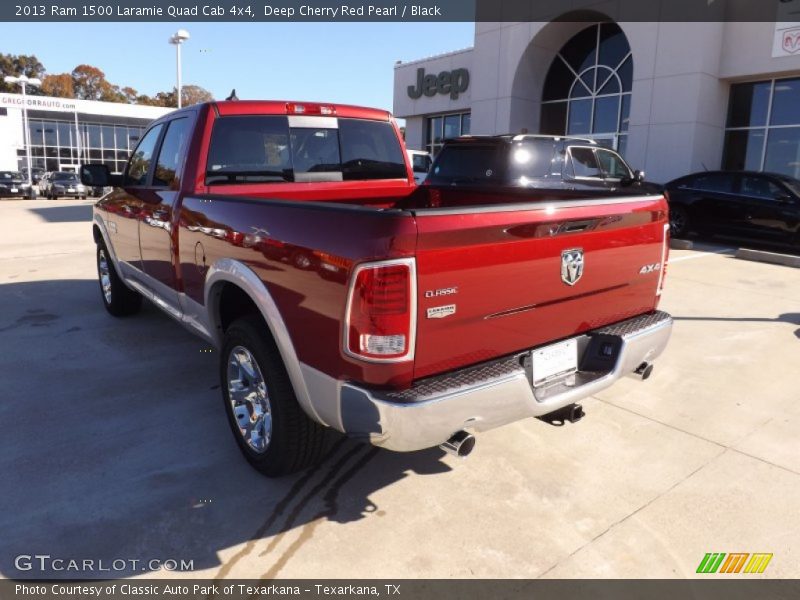Deep Cherry Red Pearl / Black 2013 Ram 1500 Laramie Quad Cab 4x4