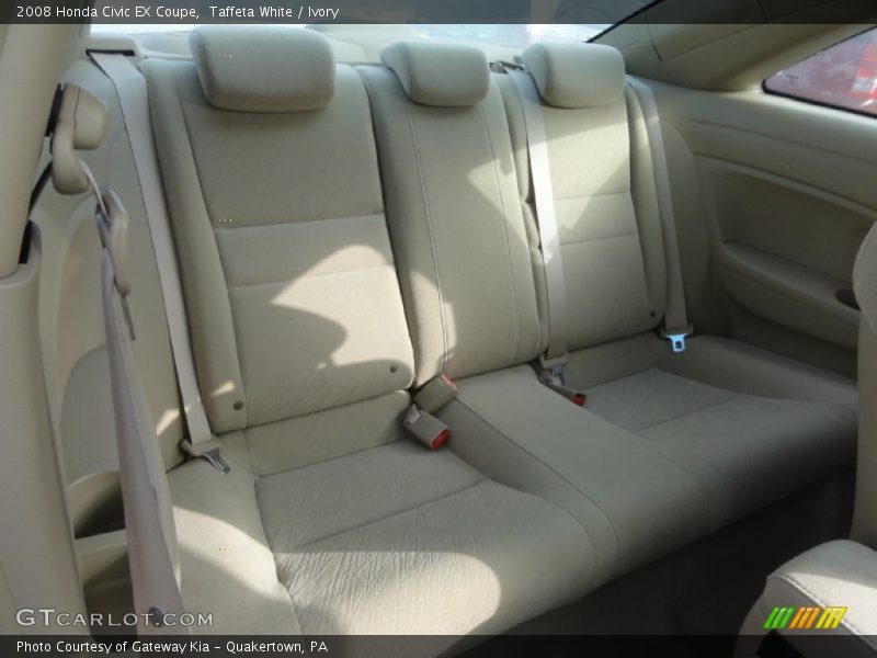 Taffeta White / Ivory 2008 Honda Civic EX Coupe