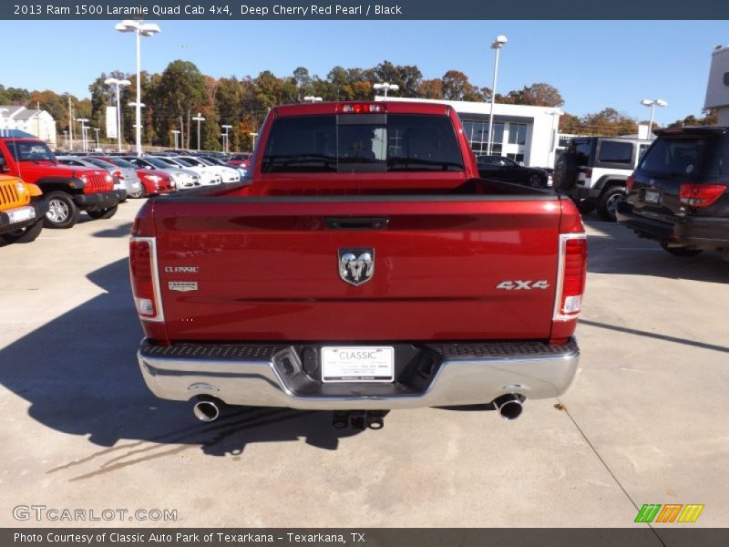 Deep Cherry Red Pearl / Black 2013 Ram 1500 Laramie Quad Cab 4x4
