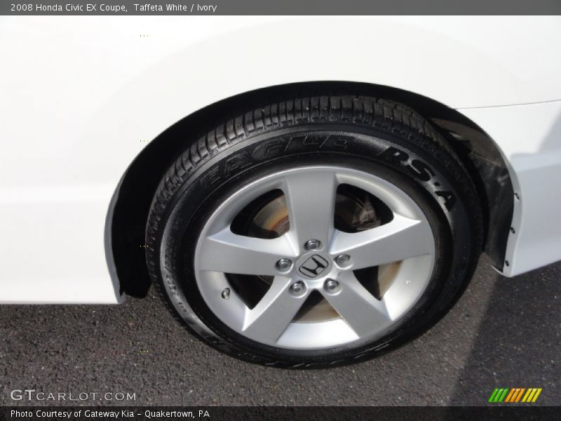 Taffeta White / Ivory 2008 Honda Civic EX Coupe