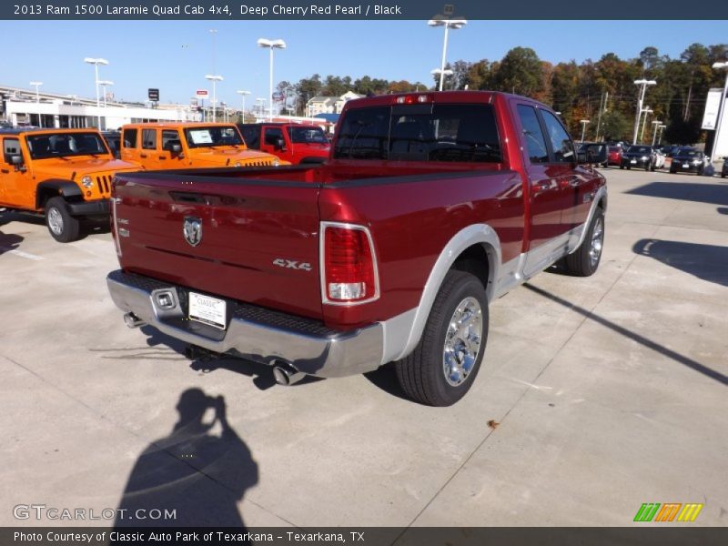 Deep Cherry Red Pearl / Black 2013 Ram 1500 Laramie Quad Cab 4x4