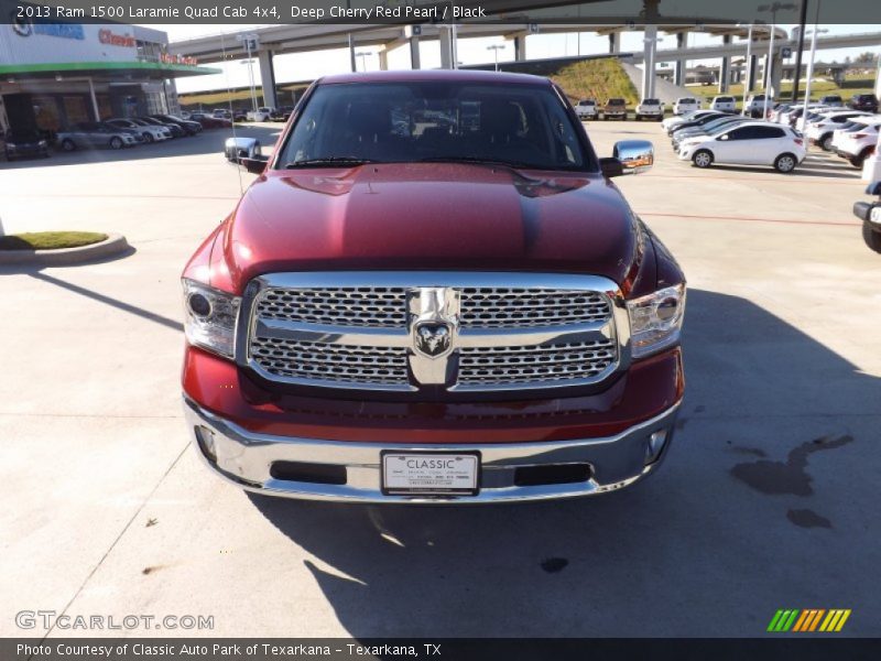 Deep Cherry Red Pearl / Black 2013 Ram 1500 Laramie Quad Cab 4x4