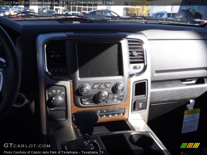 Deep Cherry Red Pearl / Black 2013 Ram 1500 Laramie Quad Cab 4x4