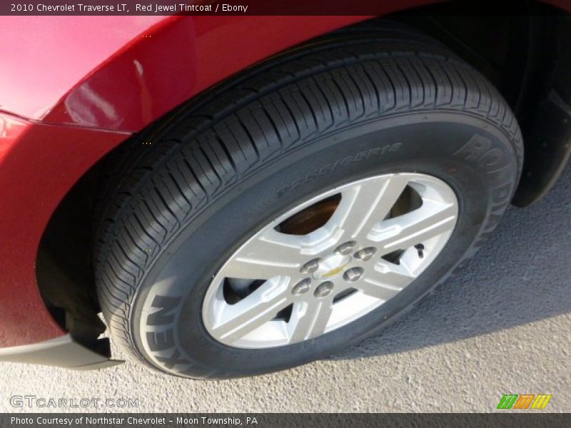 Red Jewel Tintcoat / Ebony 2010 Chevrolet Traverse LT