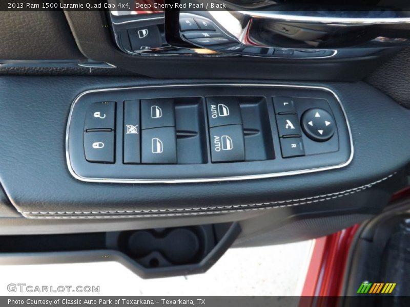 Deep Cherry Red Pearl / Black 2013 Ram 1500 Laramie Quad Cab 4x4