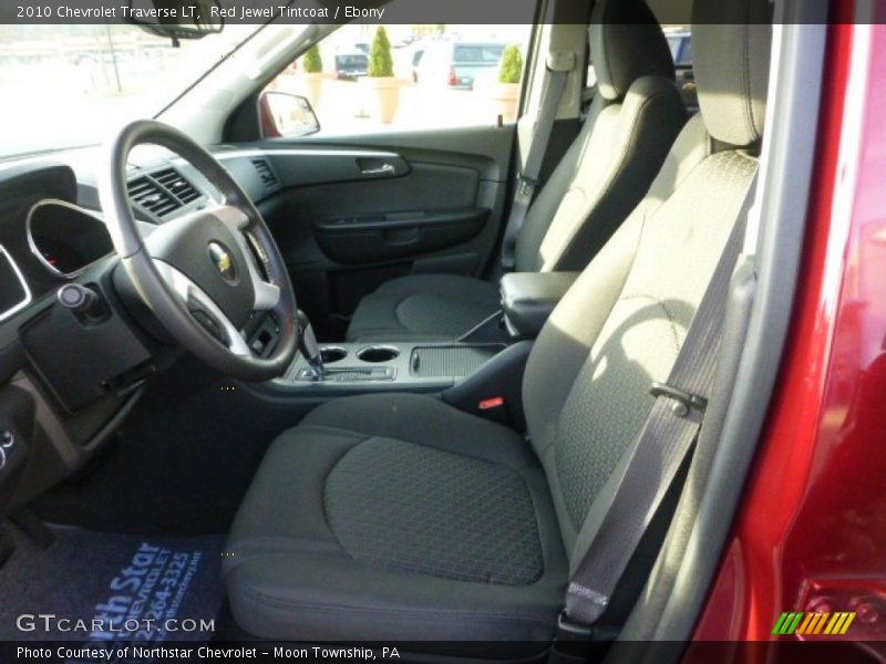 Red Jewel Tintcoat / Ebony 2010 Chevrolet Traverse LT