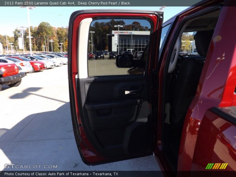 Deep Cherry Red Pearl / Black 2013 Ram 1500 Laramie Quad Cab 4x4