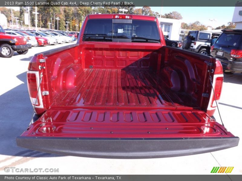 Deep Cherry Red Pearl / Black 2013 Ram 1500 Laramie Quad Cab 4x4