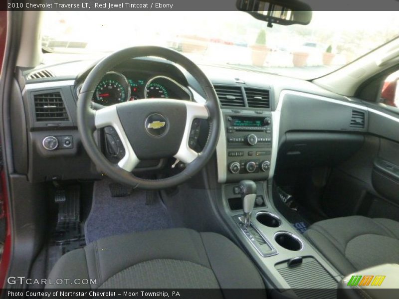 Red Jewel Tintcoat / Ebony 2010 Chevrolet Traverse LT