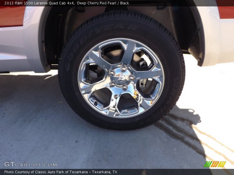 Deep Cherry Red Pearl / Black 2013 Ram 1500 Laramie Quad Cab 4x4