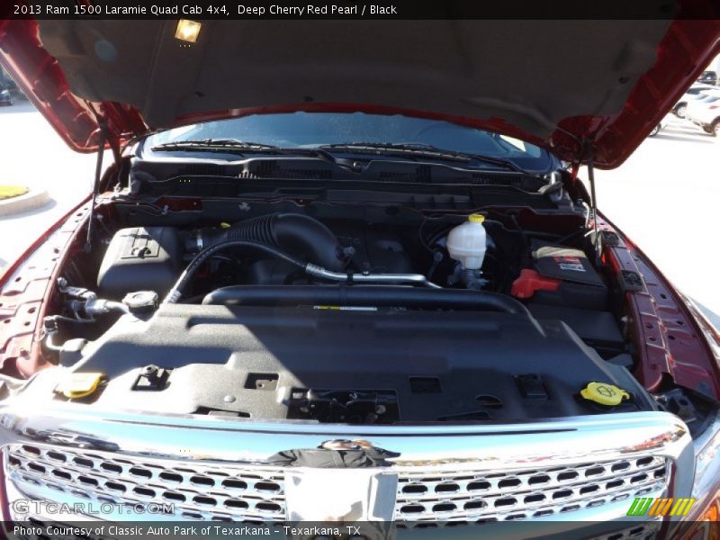 Deep Cherry Red Pearl / Black 2013 Ram 1500 Laramie Quad Cab 4x4