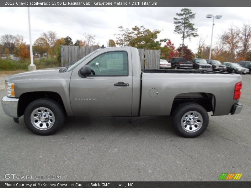 Graystone Metallic / Dark Titanium 2013 Chevrolet Silverado 1500 LS Regular Cab
