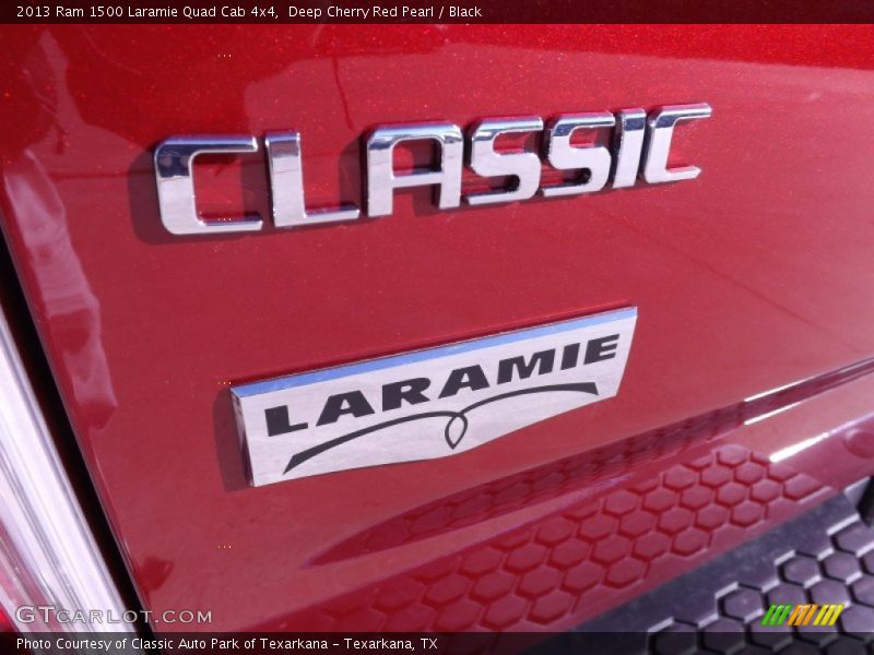 Deep Cherry Red Pearl / Black 2013 Ram 1500 Laramie Quad Cab 4x4