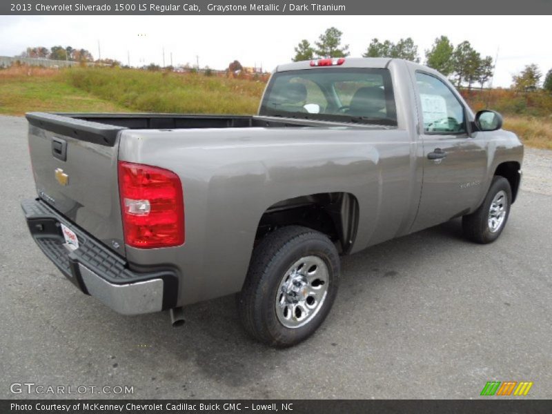 Graystone Metallic / Dark Titanium 2013 Chevrolet Silverado 1500 LS Regular Cab