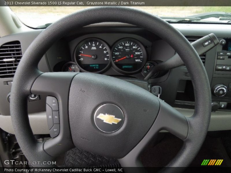 Graystone Metallic / Dark Titanium 2013 Chevrolet Silverado 1500 LS Regular Cab