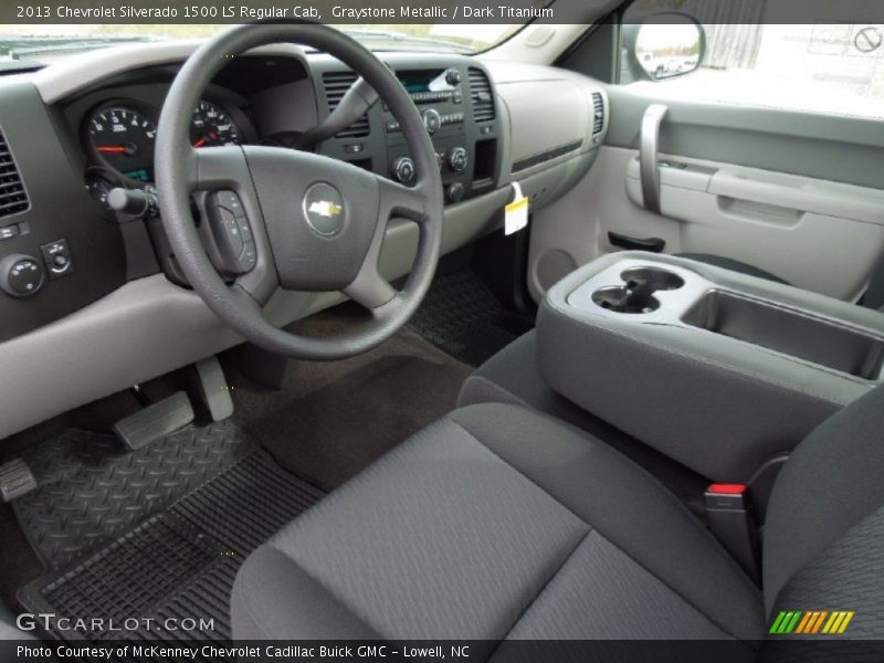 Graystone Metallic / Dark Titanium 2013 Chevrolet Silverado 1500 LS Regular Cab
