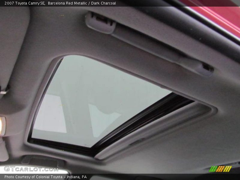 Barcelona Red Metallic / Dark Charcoal 2007 Toyota Camry SE
